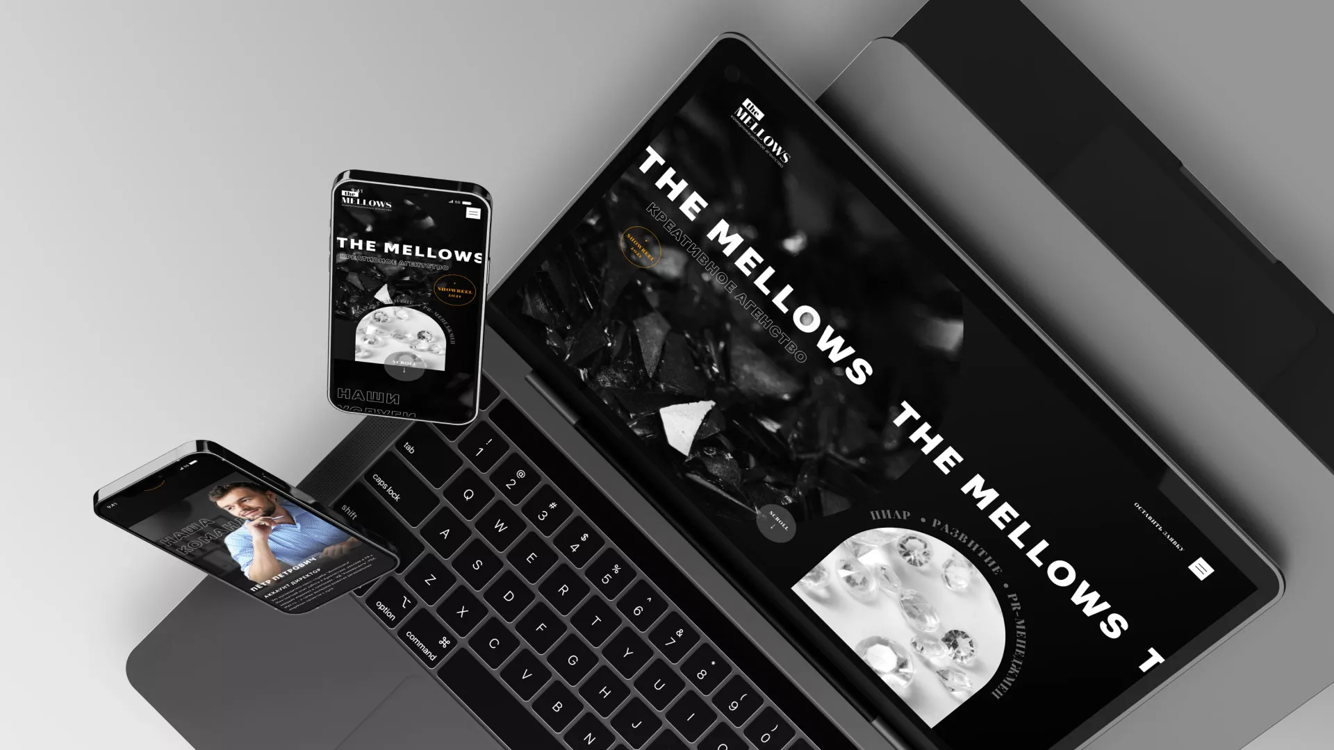 Разработка сайта креативного агентства «The Mellows» в Кыштыме