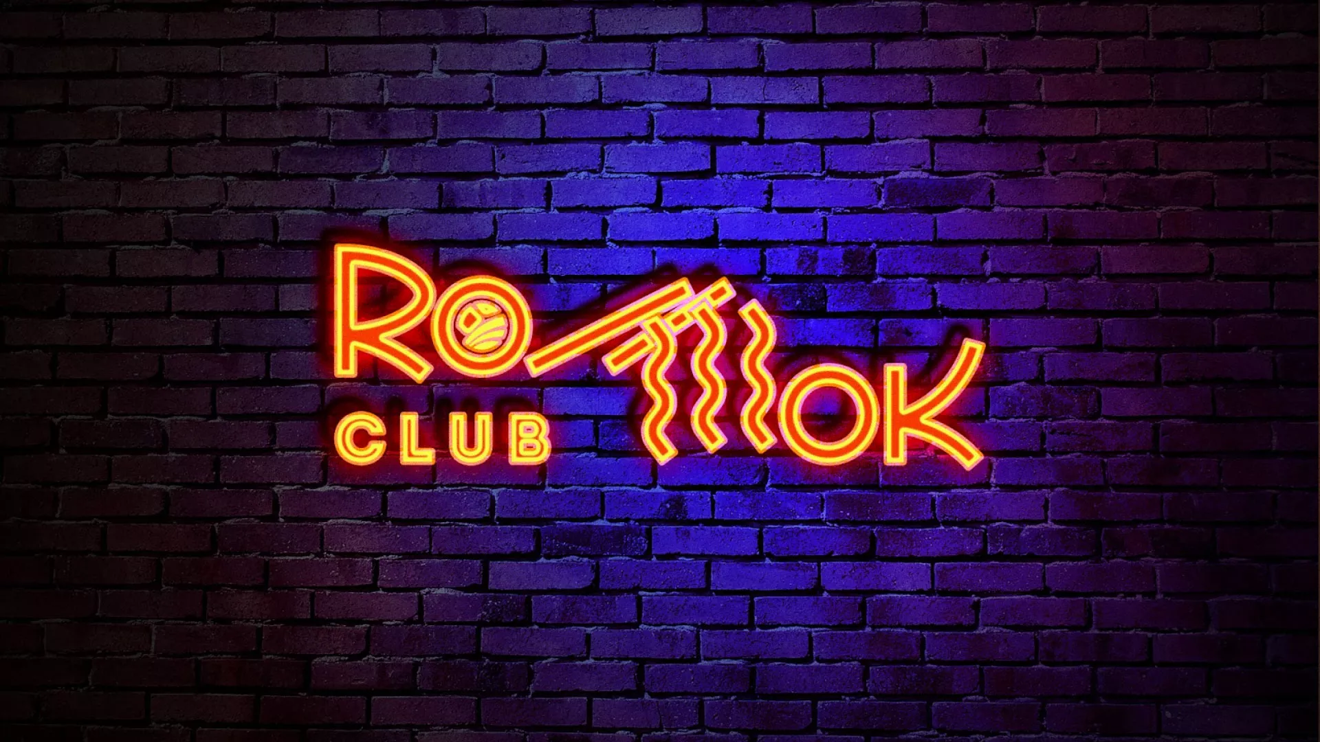 Разработка интерьерной вывески суши-бара «Roll Wok Club» в Кыштыме